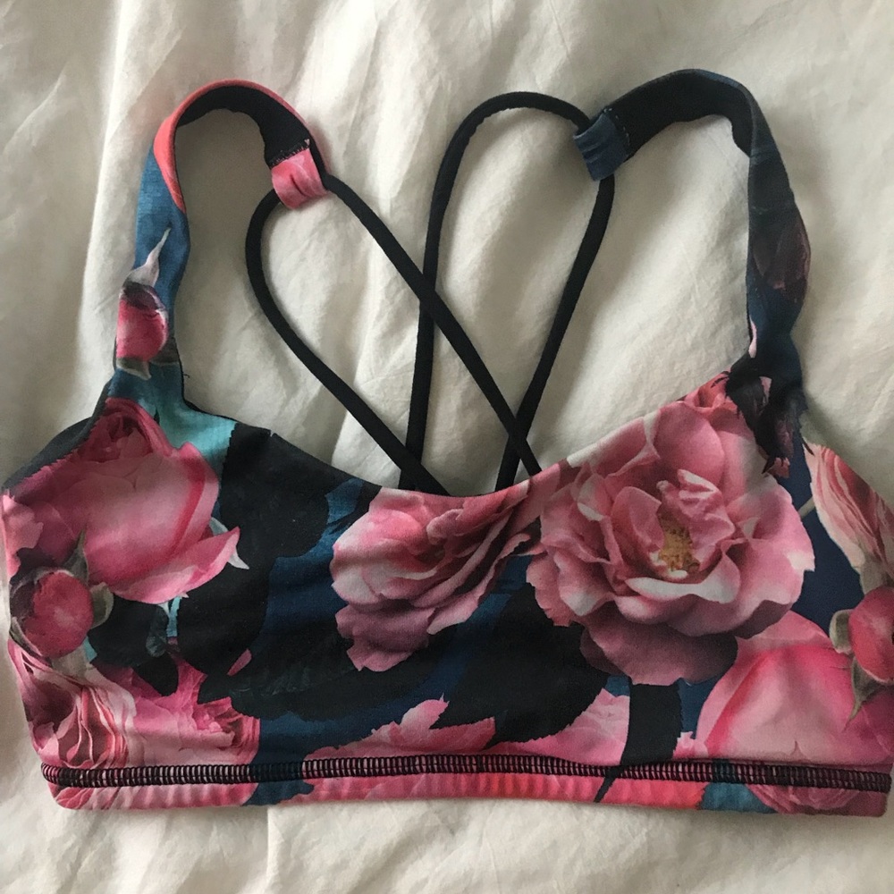 Lululemon Floral Print Sports bra
